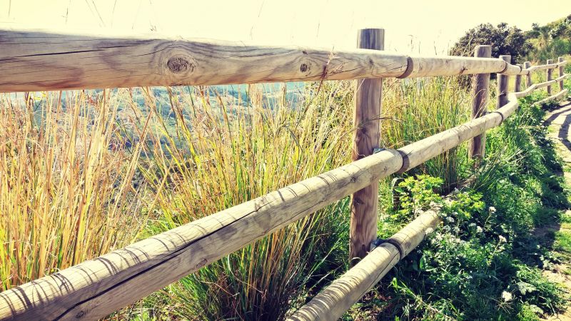 Rustic Fence Installation